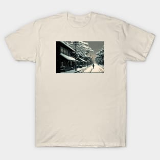 Hiroshima Streets in Winter T-Shirt